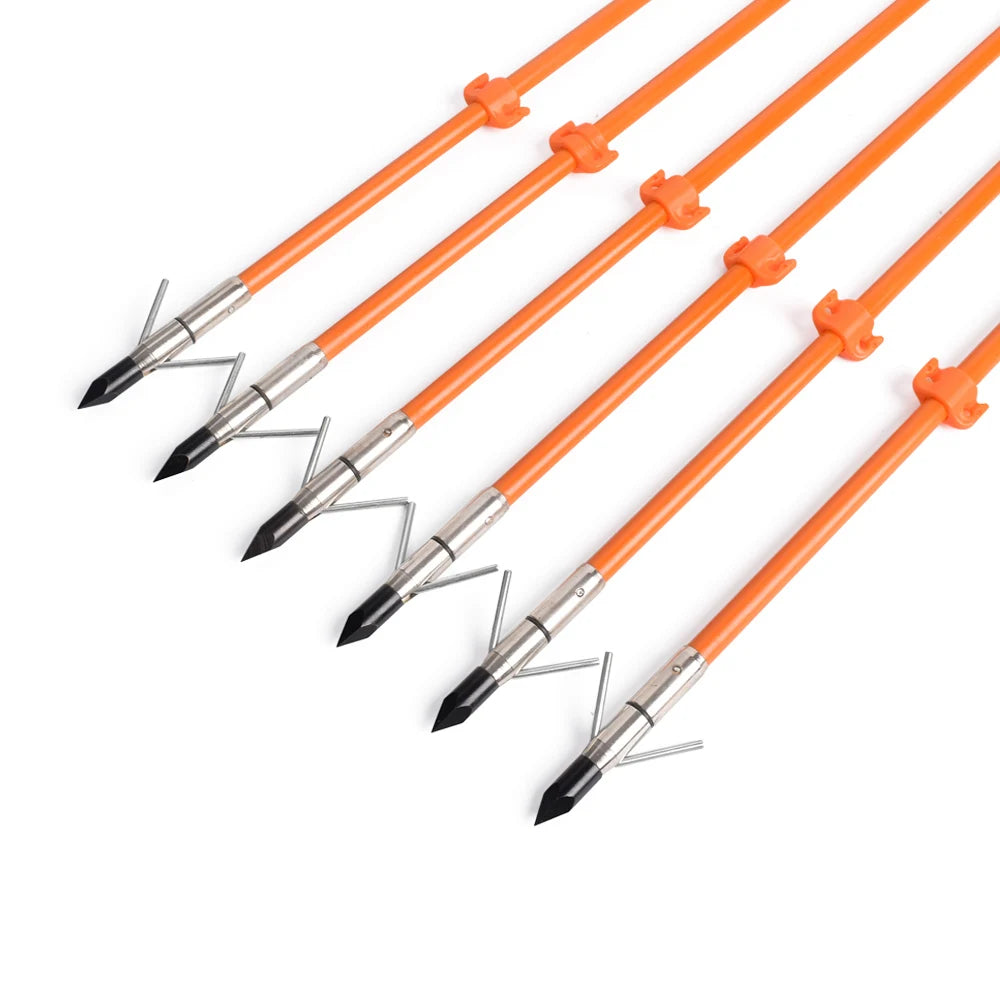 6pcs NIKA  Bowfishing Arrows 32"