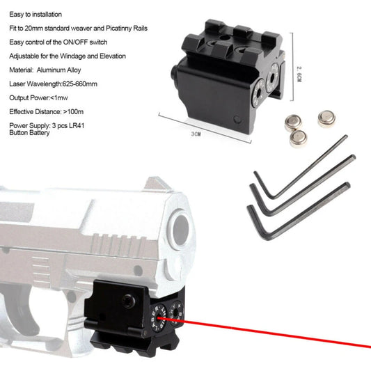 Mini Compact Red Green Dot Laser Sight