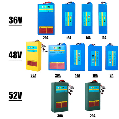 CaoMM 36V 48V Electric Bike Battery Pack