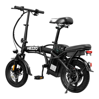 Foldable Electric Bike W/ Seat & Basket