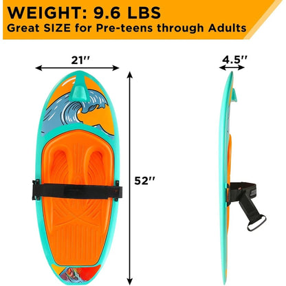 52''L x 21''W Knee Board