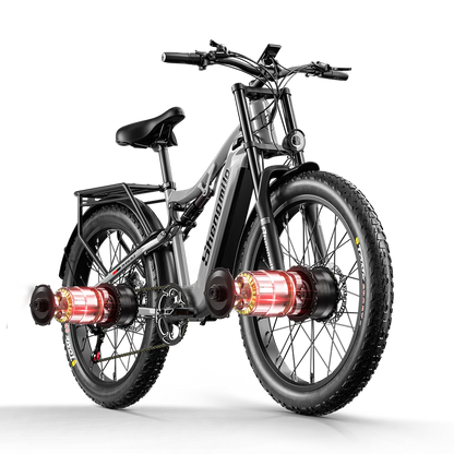 Adult Electric Bike 2000W Dual Motor 48V17.5AH