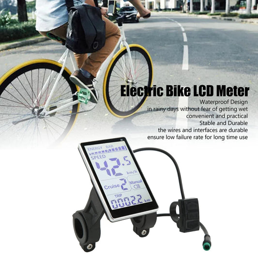 Electric Bike LCD Meter 5 Pin