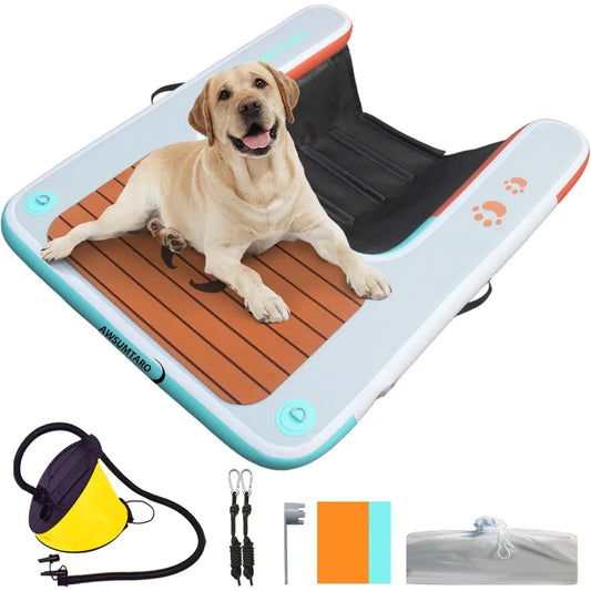 Dog Dock ,Inflatable Dog Raft