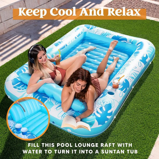 Inflatable Tanning Pool Lounger