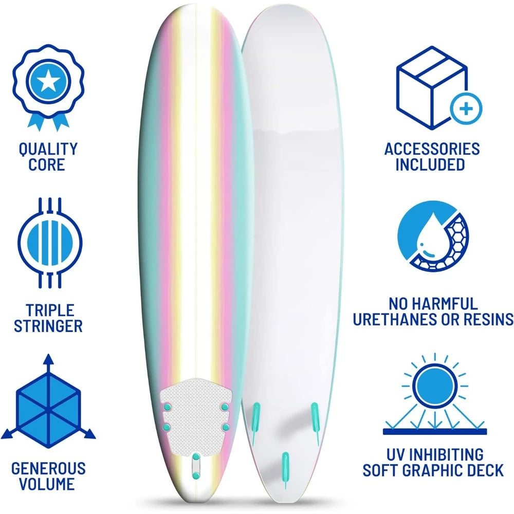 Foam 8ft Surfboard