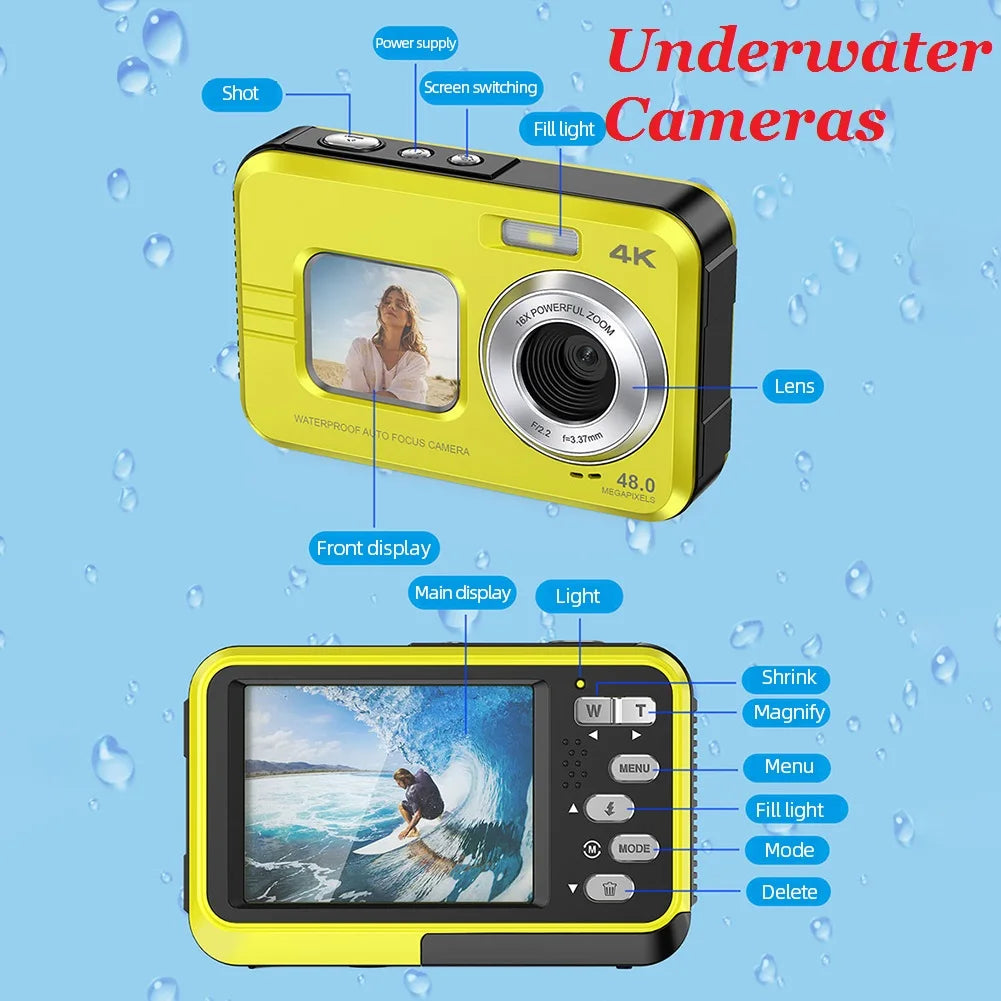 Waterproof Digital Camera Autofocus