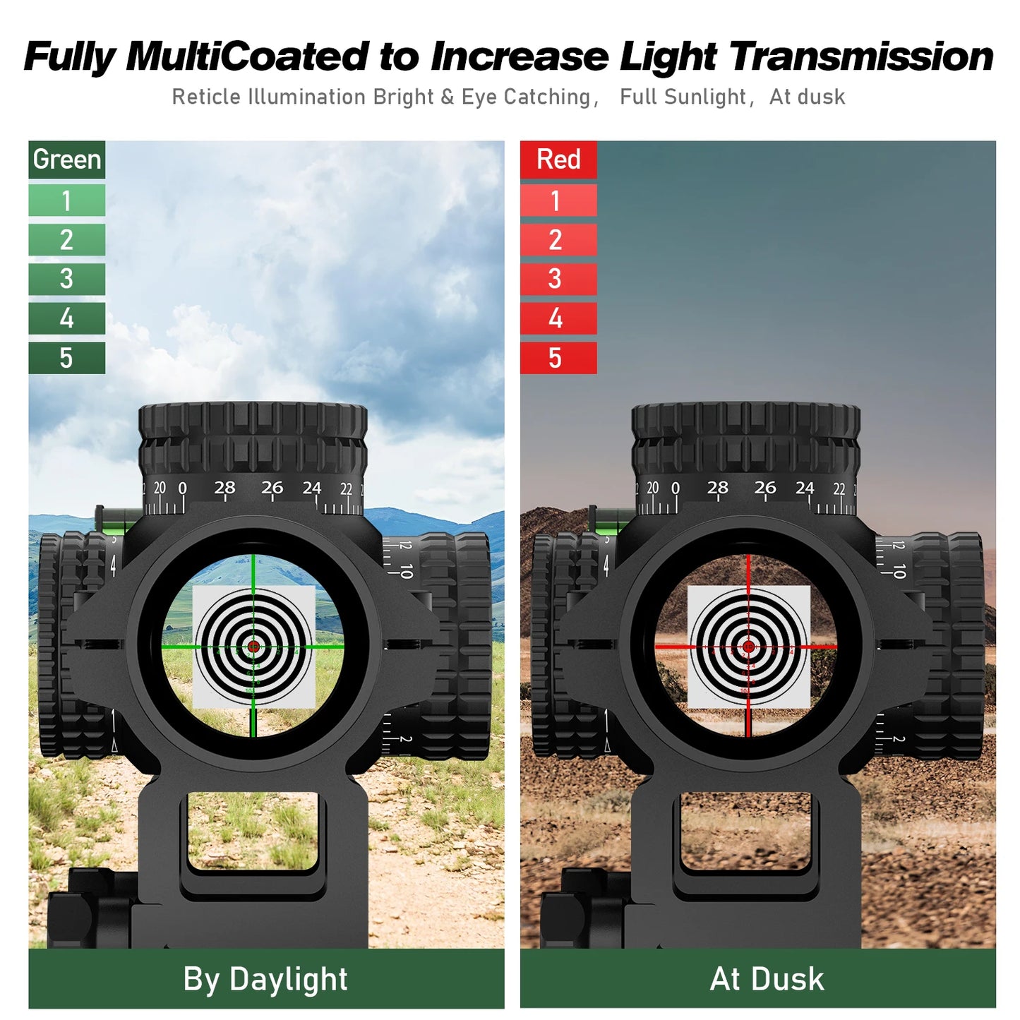 1-5X24 Tactical Optical Rifle Scope