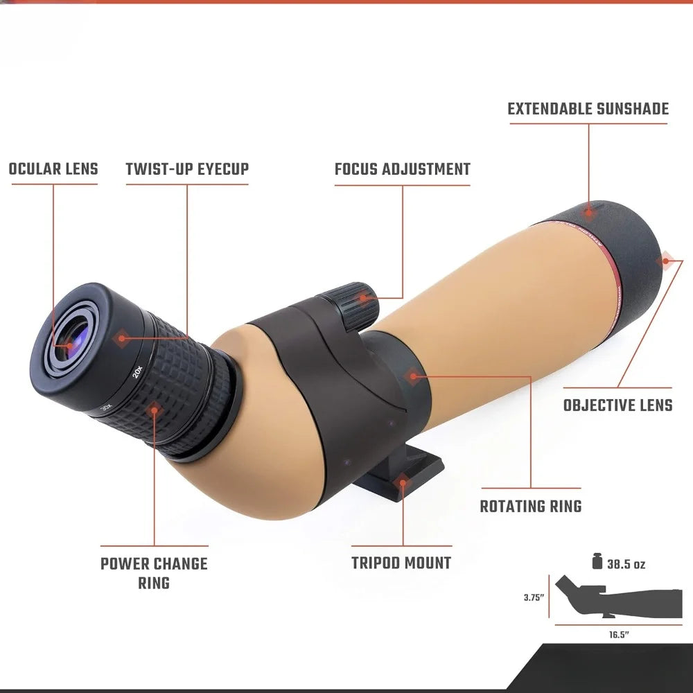 20-60x80 Spotter Scope