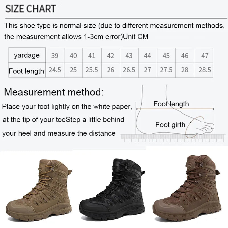 Tactical Boots Durable Training Shoes