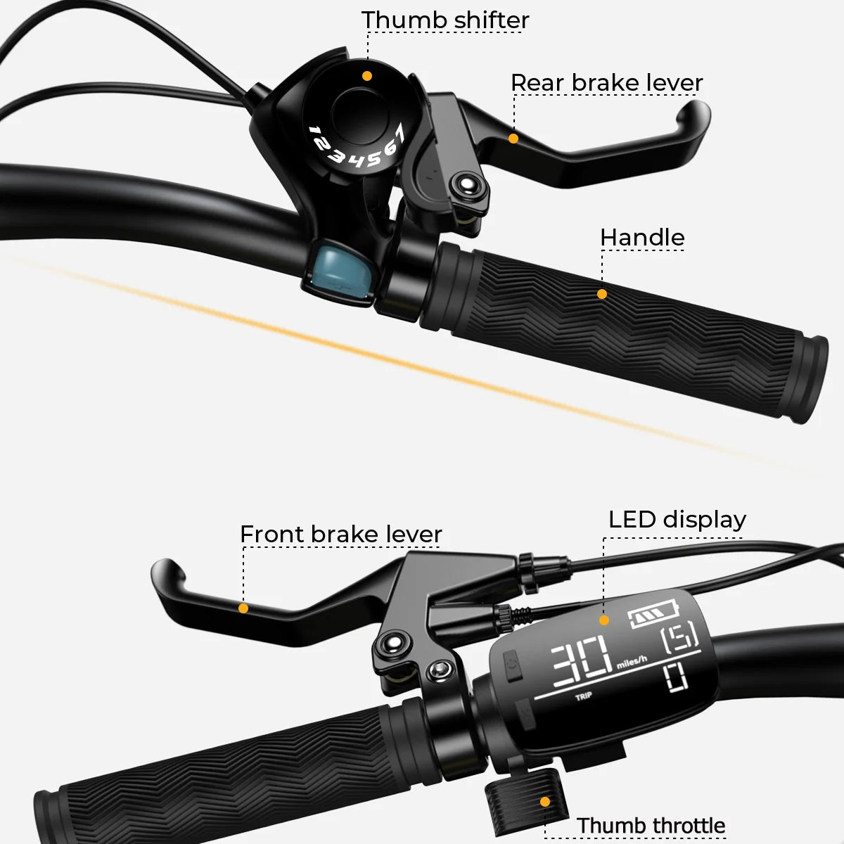 Electric ebike 20X3.0 Tire 750watt 48V