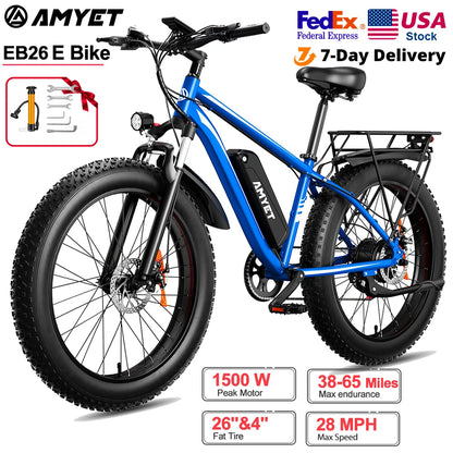 AMYET EB26 Electric Bicycle Peak 1500W