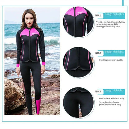 Women Two-piece Diving Set