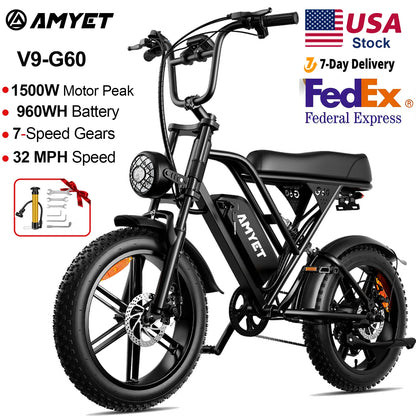 Adults Electric Bike 1000W Motor