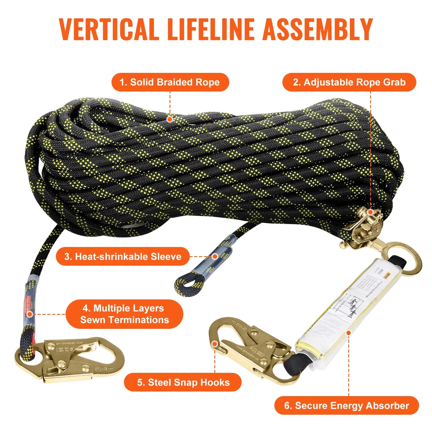 150ft Outdoor Climbing Rope