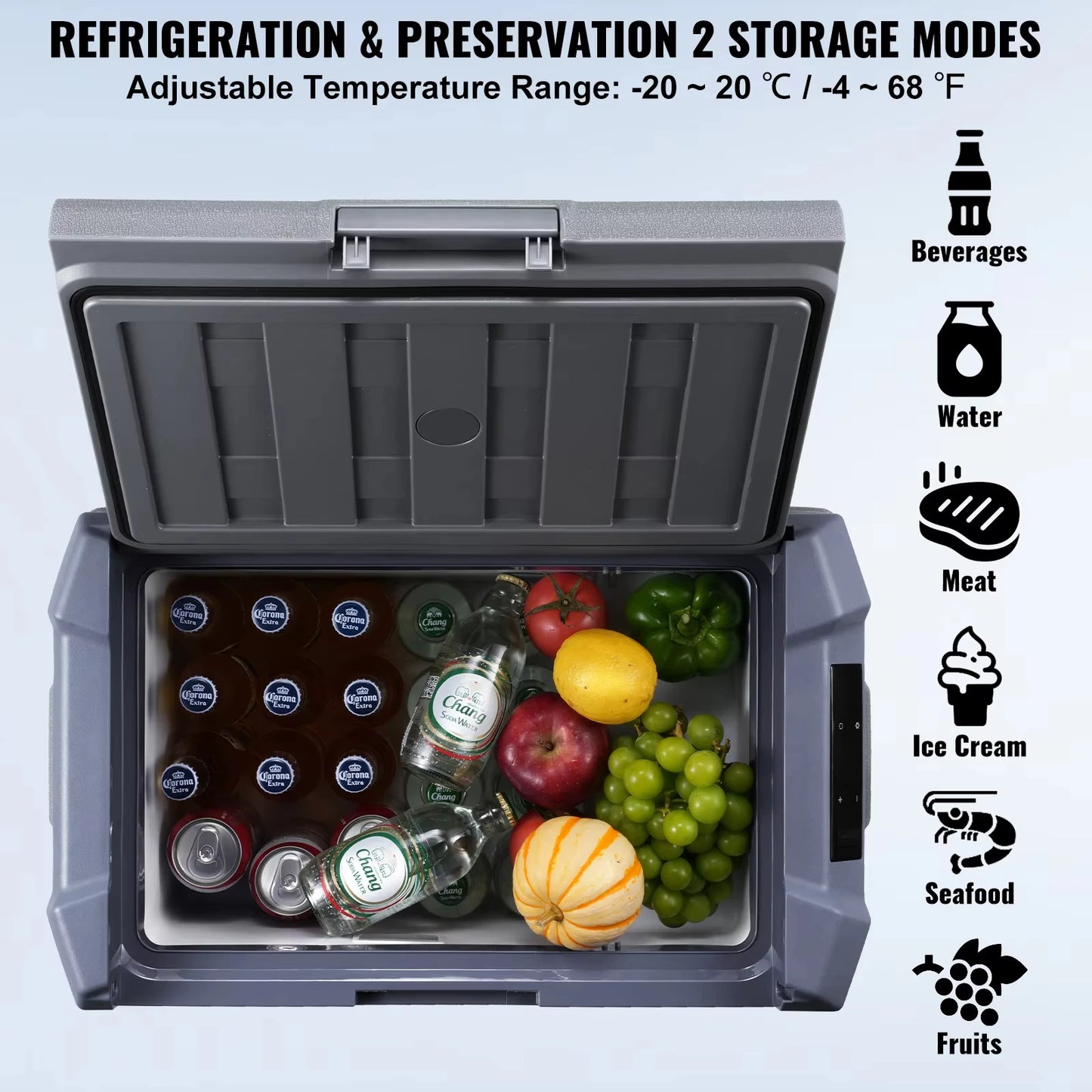 12 Volt Car Refrigerator  37 L -4℉-68℉