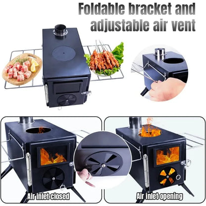 Fitinhot Camp Wood Stove