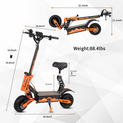 Electric Scooter Dual Motor 5600W