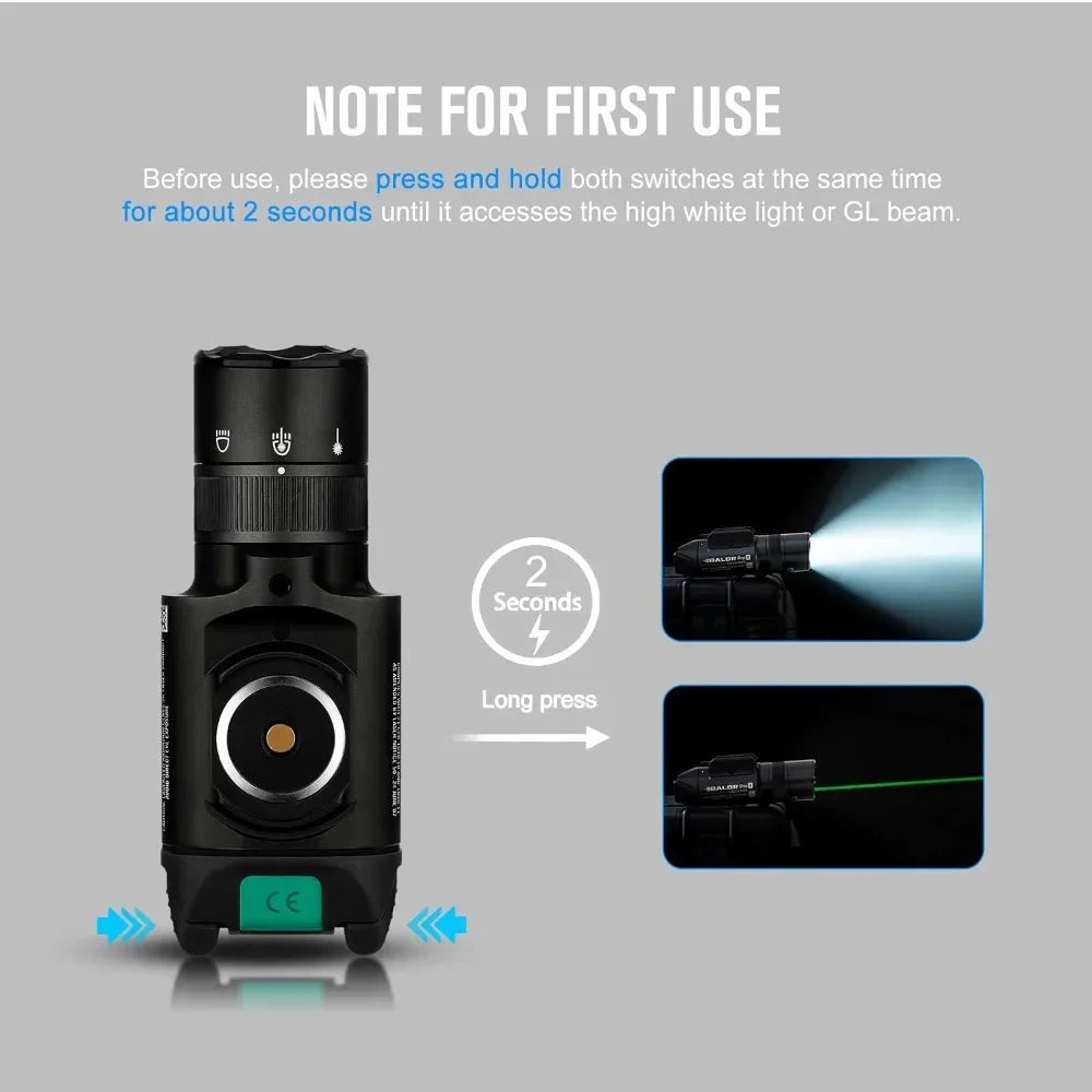 Magnetic Rechargeable  Flashlight