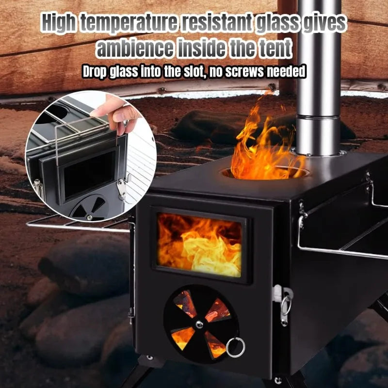 Fitinhot Camp Wood Stove