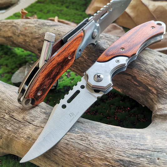 LED Light Folding Blade Knife