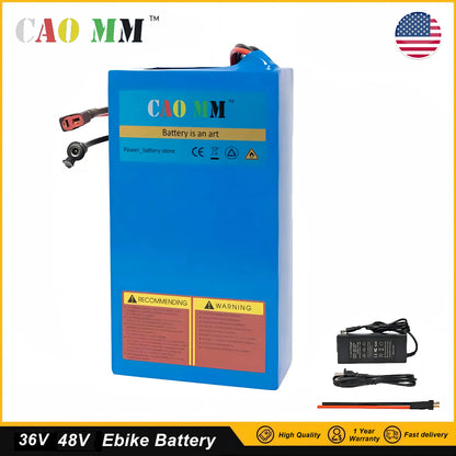 CaoMM 36V 48V Electric Bike Battery Pack