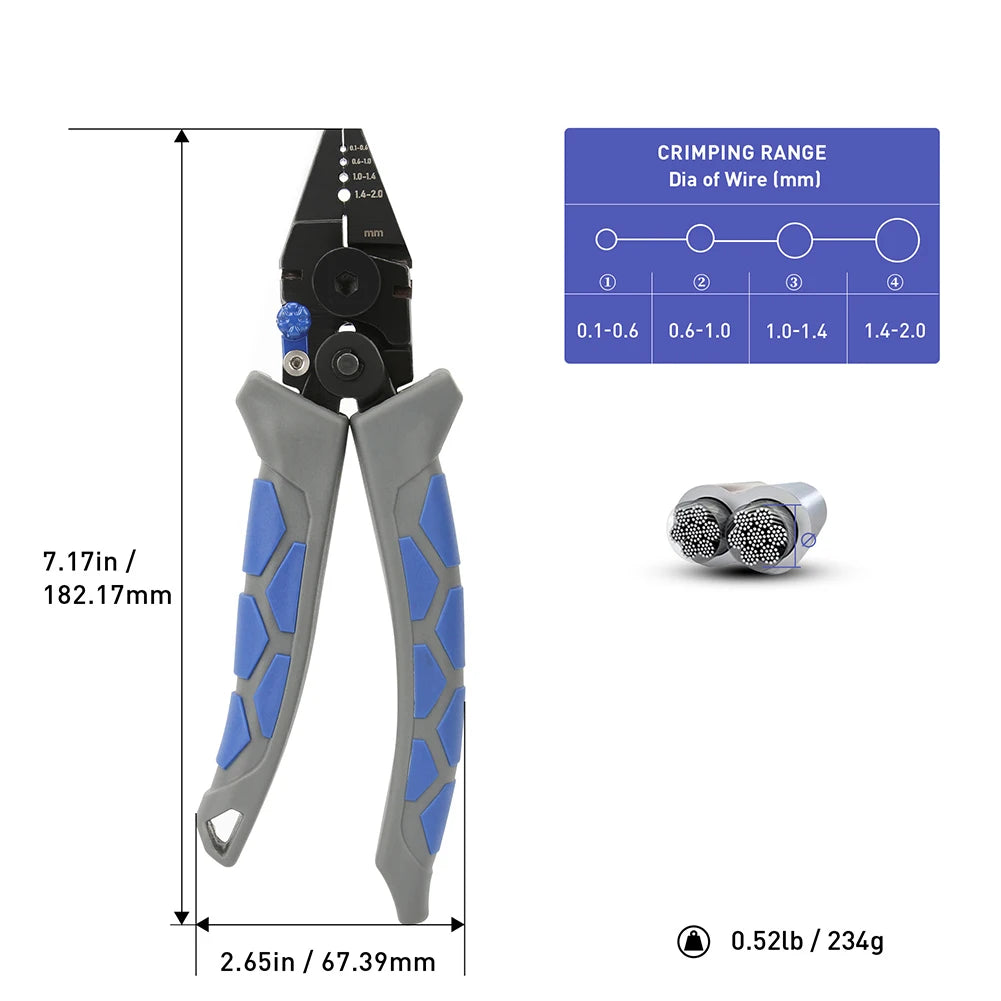 Line Crimping Sleeves Pliers