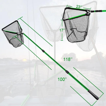 Folding Telescoping Fishing Landing Net