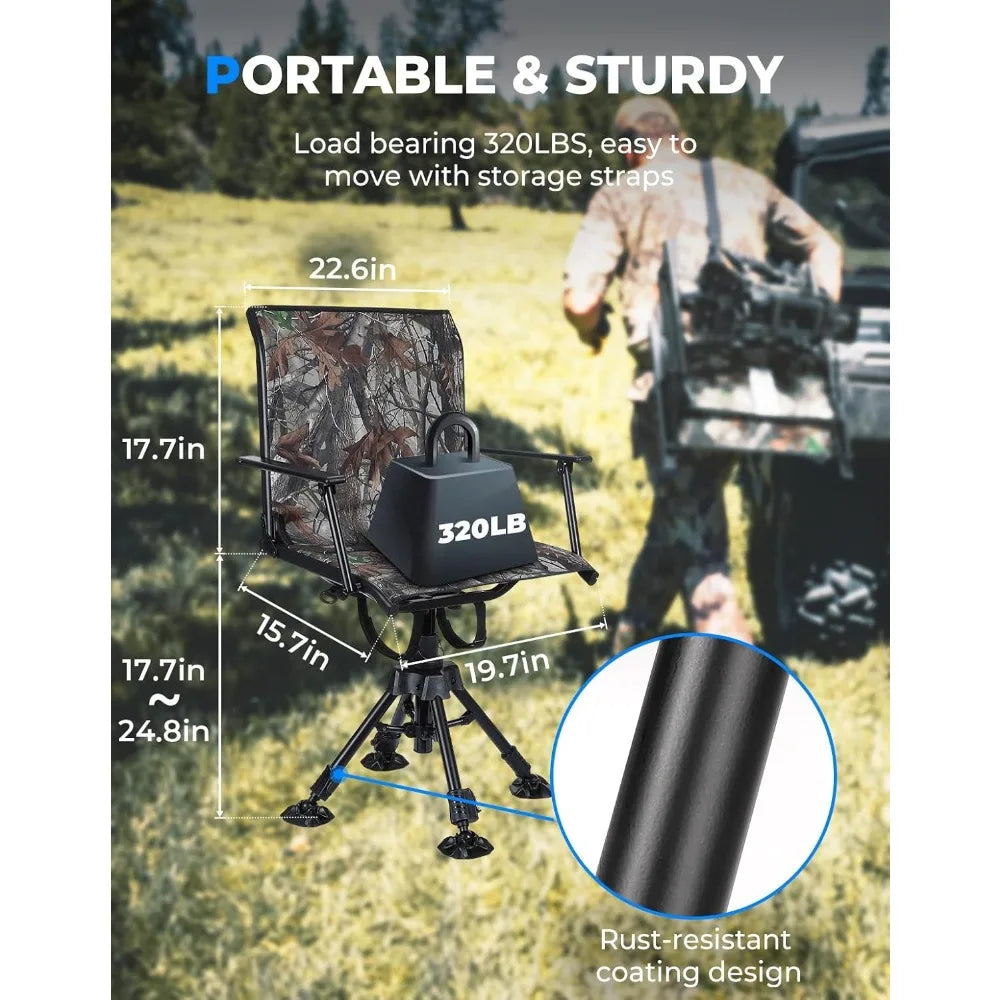 Portable Comfortable Hunting Fishing Chair