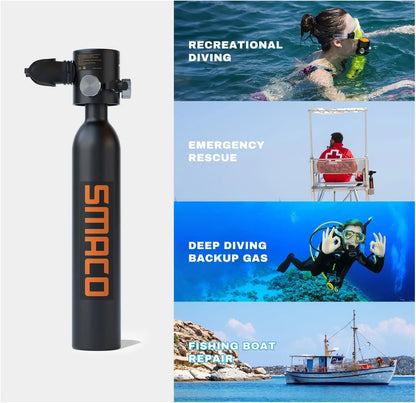 0.5L Portable Mini Scuba Cylinder