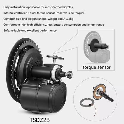 Conversion Kit TSDZ2B 36V 48V 52V 750W Conversion Kit