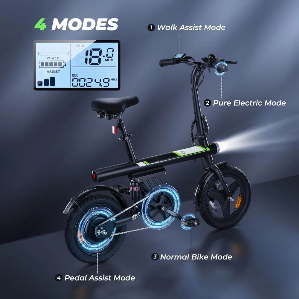 U1 Electric Bike 750W Motor,20 mph